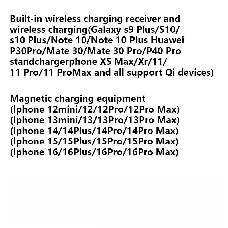 20W Magnetic Wireless Fast Charging Power Bank, 1 Count Portable Magnetic Wireless Charger with Digital Display, USB-C Data Cable Power Bank for Iphone Android Samsung