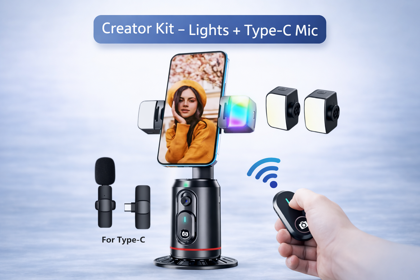 AI Smart 360° Tracking Gimbal