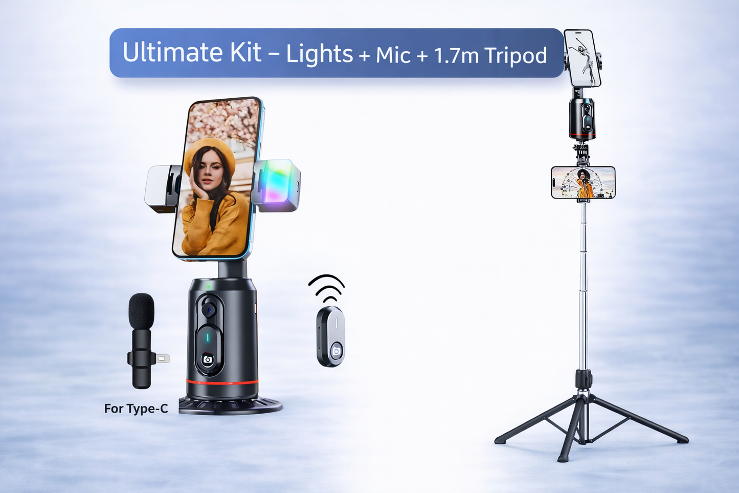 AI Smart 360° Tracking Gimbal